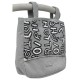 Bebecar Prive Stylo Dolls Pram + Matching Bag & Raincover, Grey Letters