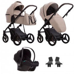 Bebetto Flavio Pro 3 in 1 Travel System Bundle, PRO 02 Sand