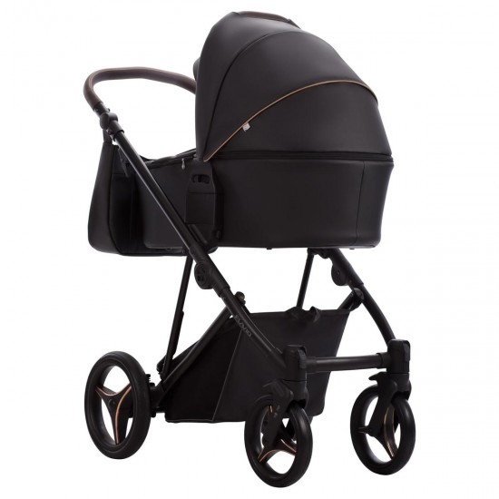 Bebetto Flavio Pro 2 in 1 Pram and Pushchair, PRO 06 Black