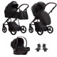 Bebetto Flavio Pro 3 in 1 Travel System, PRO 06 Black