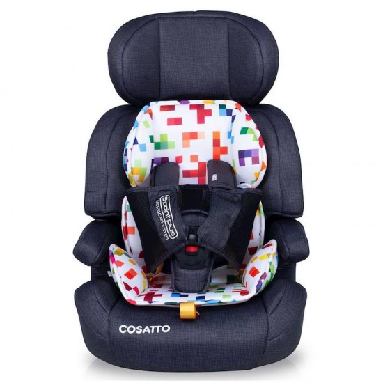 Cosatto Zoomi Group 123 Anti-Escape Car Seat, Light Pixelate