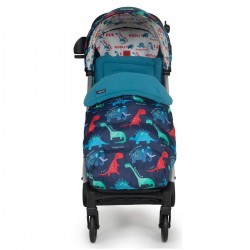 Cosatto Woosh 3 D is for Dino Stroller with Footmuff