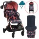 Cosatto Woosh 3 Pretty Flamingo Stroller with Footmuff