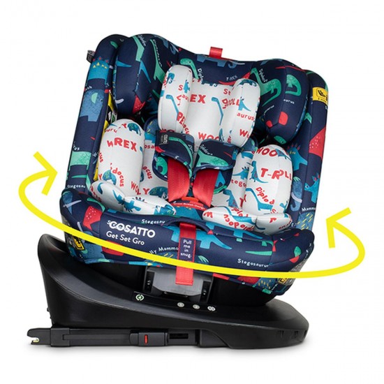 Cosatto Get Set Gro i-Size 360 Car Seat, D is for Dino