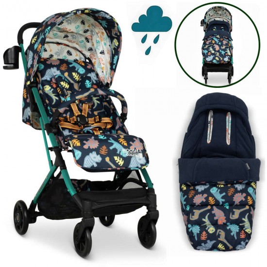 Cosatto Woosh 4 Diggin Dinos Stroller + FREE Ultimate Footmuff