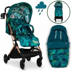 Cosatto Woosh 4 Midnight Jungle Stroller + FREE Ultimate Footmuff