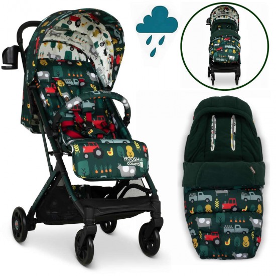 Cosatto Woosh 4 Old Macdonald Stroller + FREE Ultimate Footmuff