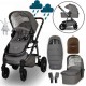 Cosatto Wow 3 Pram & Accessory Bundle, Bobtail