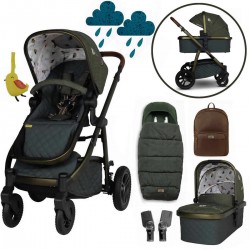 Cosatto Wow 3 Pram & Accessory Bundle, Bureau