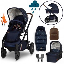 Cosatto Wow 3 Pram & Accessory Bundle, Doodle Days