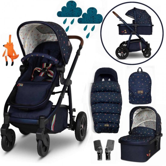 Cosatto Wow 3 Pram & Accessory Bundle, Doodle Days