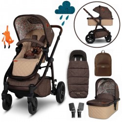 Cosatto Wow 3 Pram & Accessory Bundle, Foxford Hall