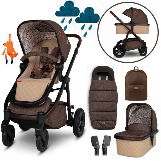 Cosatto Wow 3 Pram & Accessory Bundle, Foxford Hall