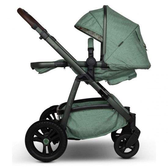 Cosatto Wow 3 Pram & Accessory Bundle, Meadow