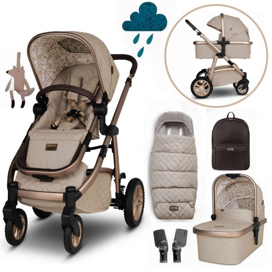 Cosatto Wow 3 Pram & Accessory Bundle, Whisper