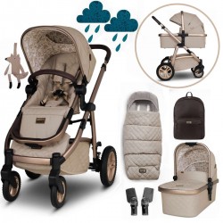 Cosatto Wow 3 Pram & Accessory Bundle, Whisper