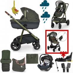 Cosatto Wow Continental Everything Bundle, A2 Bureau + FREE Woosh Trail Stroller