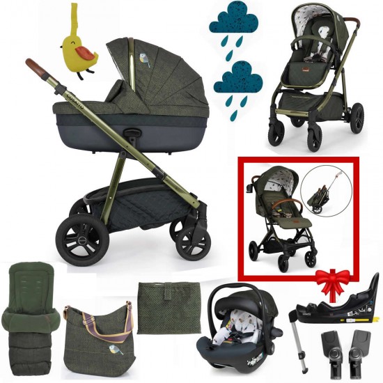 Cosatto Wow Continental Everything Bundle, A2 Bureau + FREE Woosh Trail Stroller