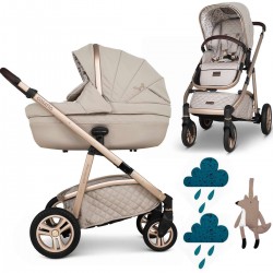 Cosatto Wow Continental Pram and Pushchair Bundle, Whisper