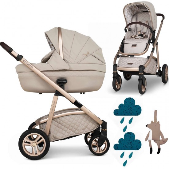 Cosatto Wow Continental Pram and Pushchair Bundle, Whisper