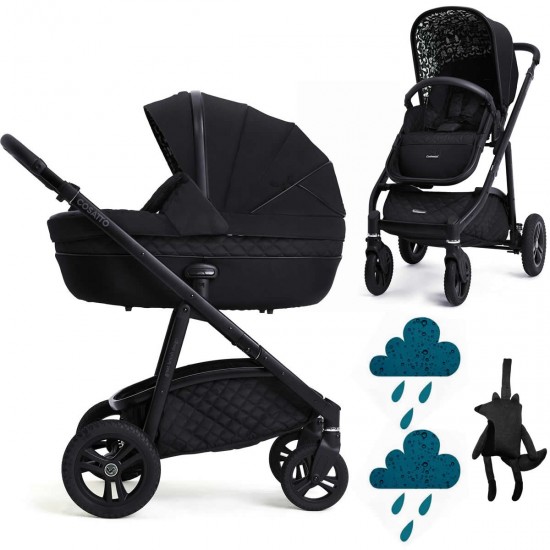 Cosatto Wow Continental Pram and Pushchair Bundle, Silhouette