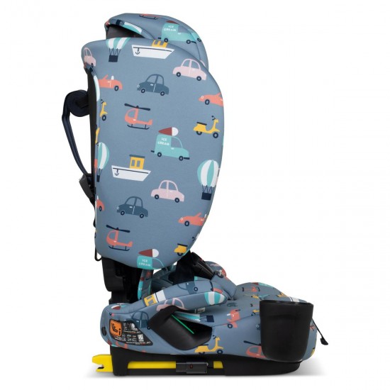 Cosatto On The Go i-Size Travel Car Seat with Carry Bag, Itchy Feet Sky