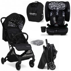 Cosatto Yo! Compact Stroller Travel Lite Bundle - Silhouette