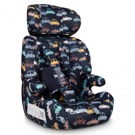 Cosatto Zoomi Group 123 Anti-Escape Car Seat, Beep Beep