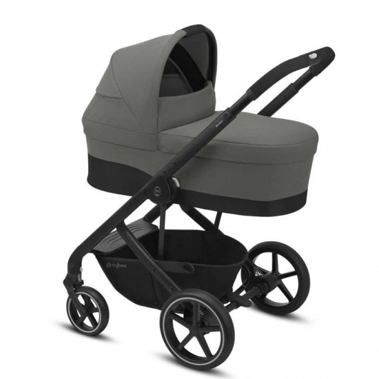 Cybex Balios S Lux 4 Piece Pram Bundle, Soho Grey