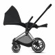 Cybex Priam Pushchair + Lux Carrycot Pram, Soho Grey