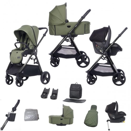 Didofy Stargazer 11 Piece i-Size Travel System Bundle, Olive