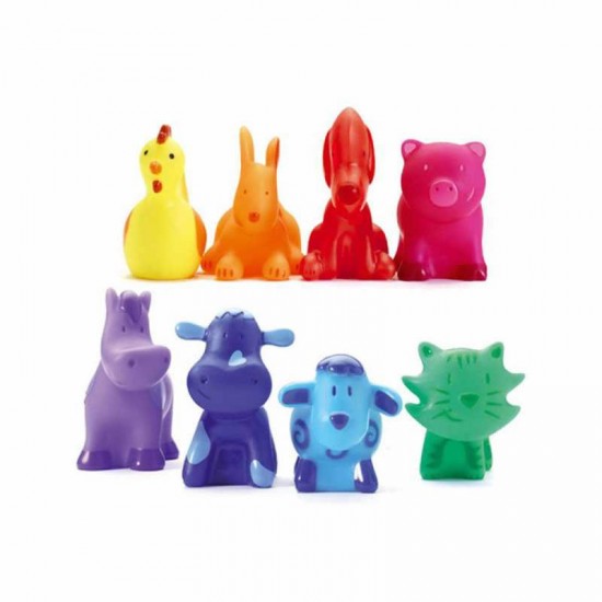 Djeco 8 Vinyl Animo Animal Figurines