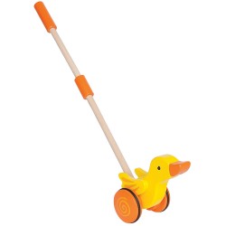 Hape Duck Wooden Push Toy