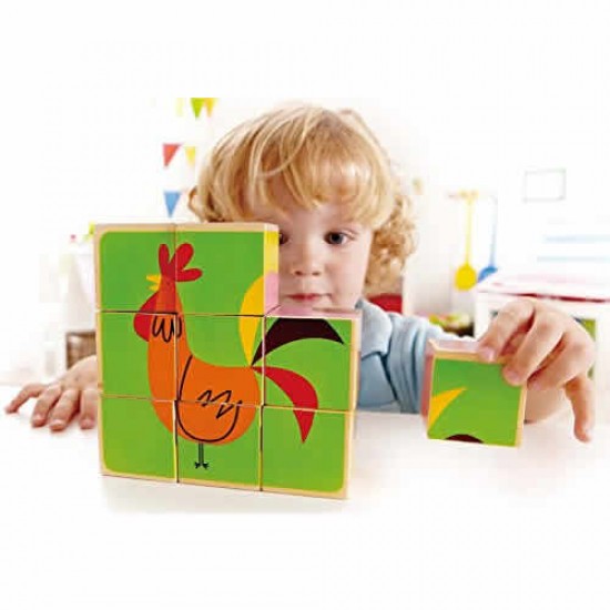 Hape Farm Animals Block Puzzle