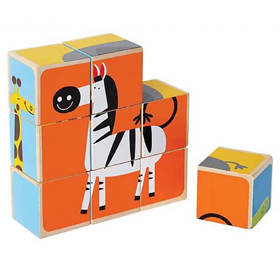 Hape Zoo Animals Block Puzzle