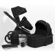 Ickle Bubba Altima 2 in 1 Pram Bundle, Black