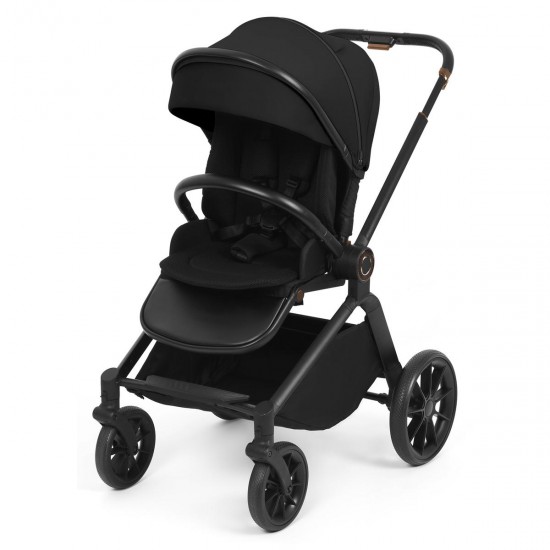 Ickle Bubba Altima 2 in 1 Pram Bundle, Black