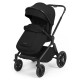 Ickle Bubba Altima 2 in 1 Pram Bundle, Black