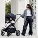 Ickle Bubba Altima 2 in 1 Pram Bundle, Black