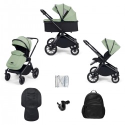 Ickle Bubba Altima 2 in 1 Pram Bundle, Sage Green