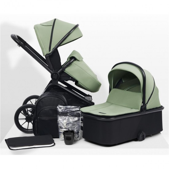 Ickle Bubba Altima 2 in 1 Pram Bundle, Sage Green