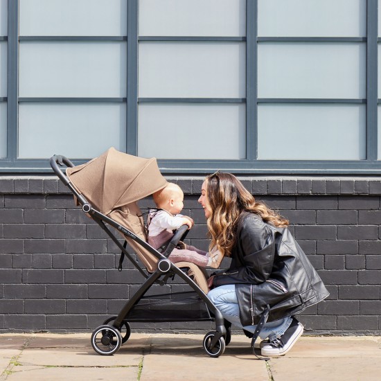 Ickle Bubba Aries Prime Autofold Stroller, Biscuit