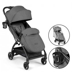 Ickle Bubba Aries Max Autofold Stroller, Graphite Grey