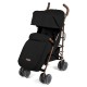 Ickle Bubba Discovery Max Stroller, Black / Rose Gold