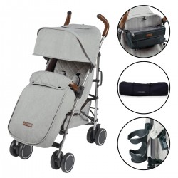 Ickle Bubba Discovery Prime Stroller, Grey / Silver