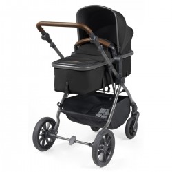 Ickle Bubba Cosmo 2 in 1 Pram Bundle, Black