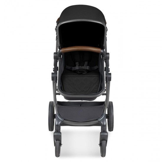 Ickle Bubba Cosmo 2 in 1 Pram Bundle, Black