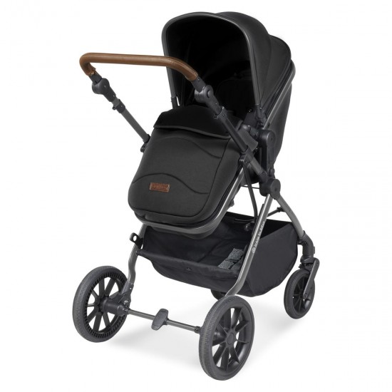 Ickle Bubba Cosmo 2 in 1 Pram Bundle, Black