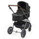 Ickle Bubba Cosmo All in One Stratus i-Size Travel System Bundle, Black