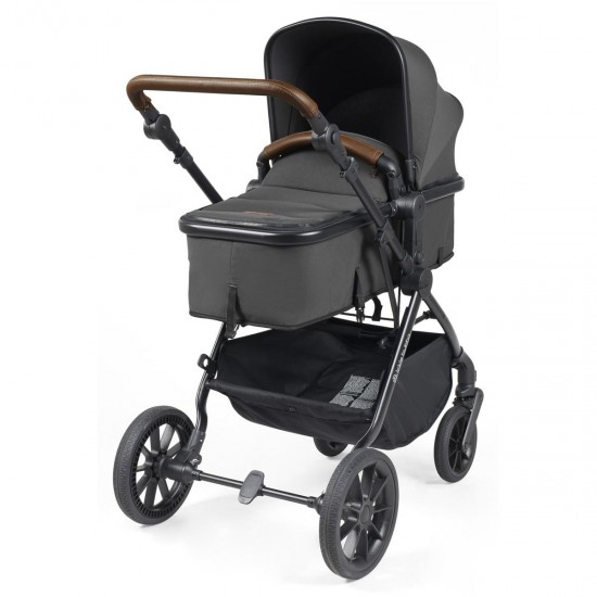 Ickle Bubba Cosmo 2 in 1 Pram Bundle, Graphite Grey